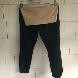 Ann Taylor LOFT Gray Petite Maternity Leggings